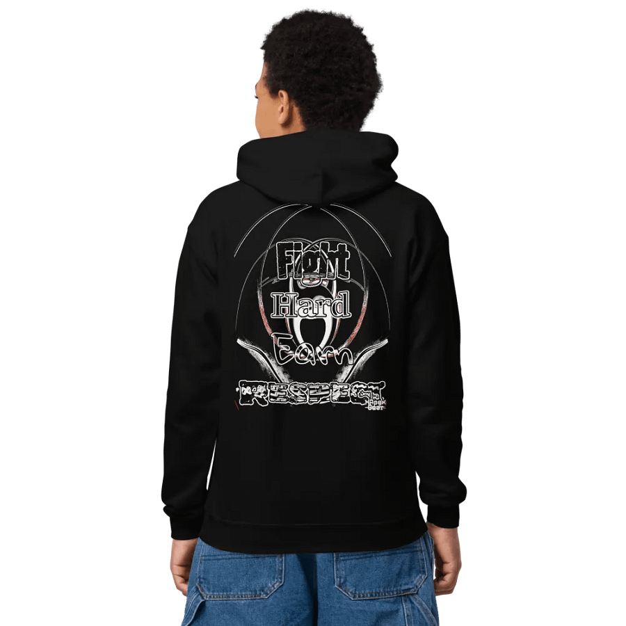 Fight Hard Earn Respect - Youth Heavy Blend Hoodie product image (1)
