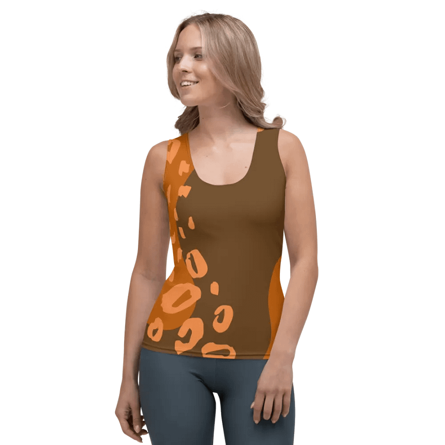 Orange Leopard Allure Women's Tank Top product image (1)