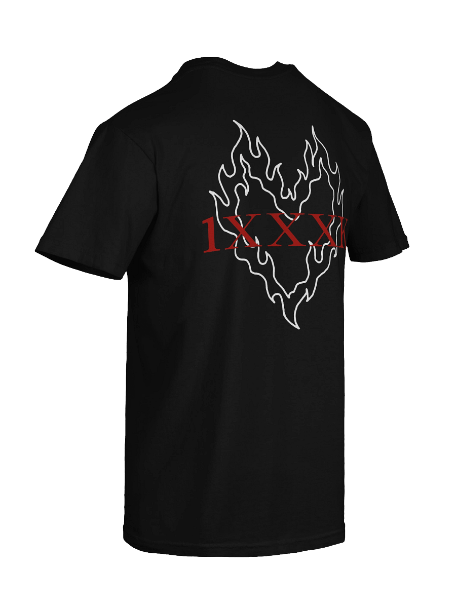 Fiery White Heart | Shirt product image (5)