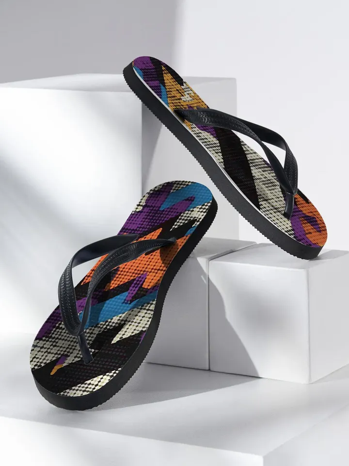 Geometric Pop Art | Unisex Flip-Flops product image (2)