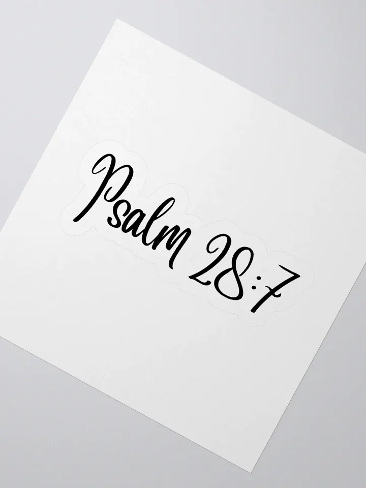 Psalm 28:7 product image (5)
