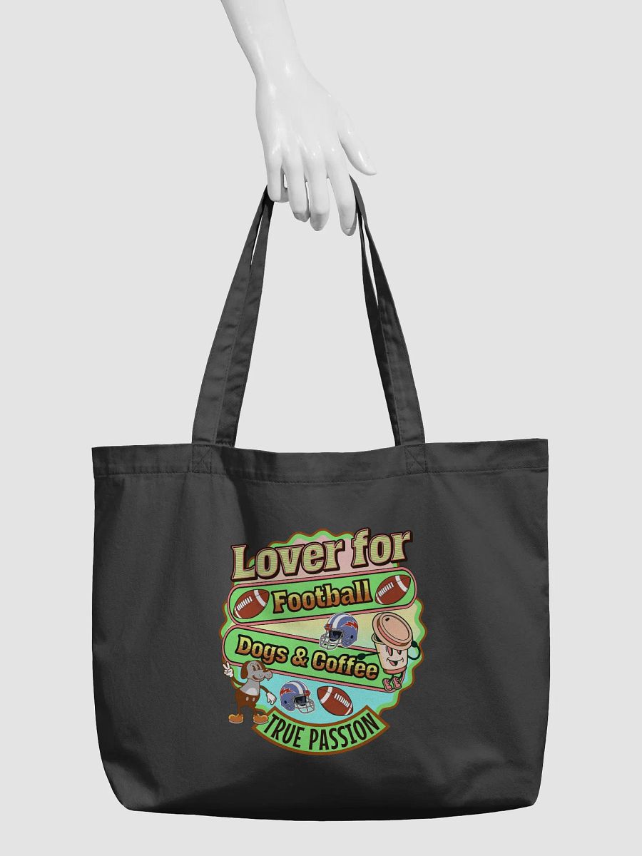 Lover For Dog Coffee Football Passionate Tote Bag product image (3)