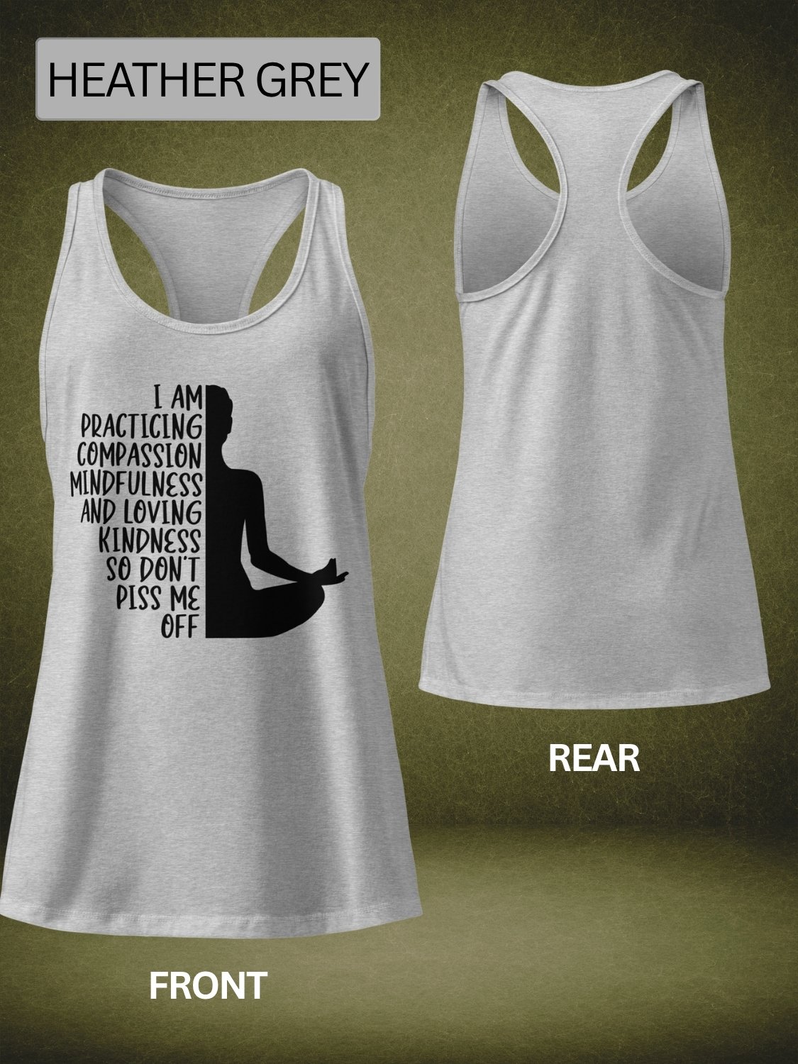 I'm Practicing Compassion and Kindness Funny Women's Tank Top product image (3)