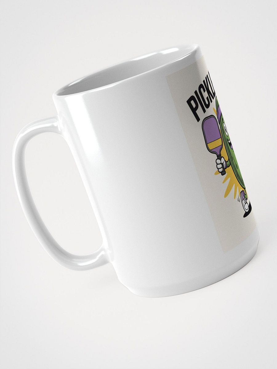 "Pickleball Power" Funny Cartoon Pickle Mug product image (3)