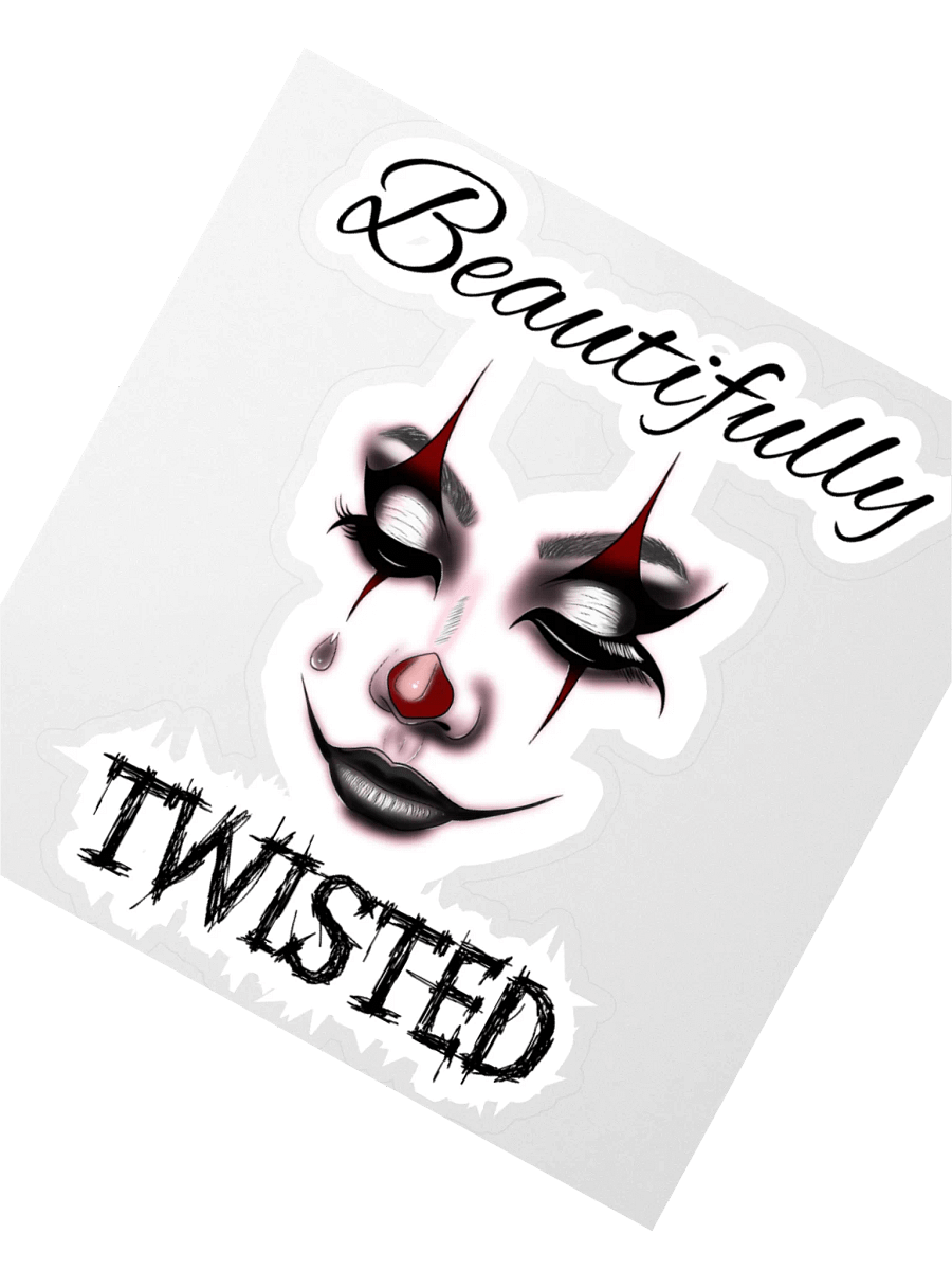 Beautifully Twisted Kiss-Cut Stickers - With Words product image (4)