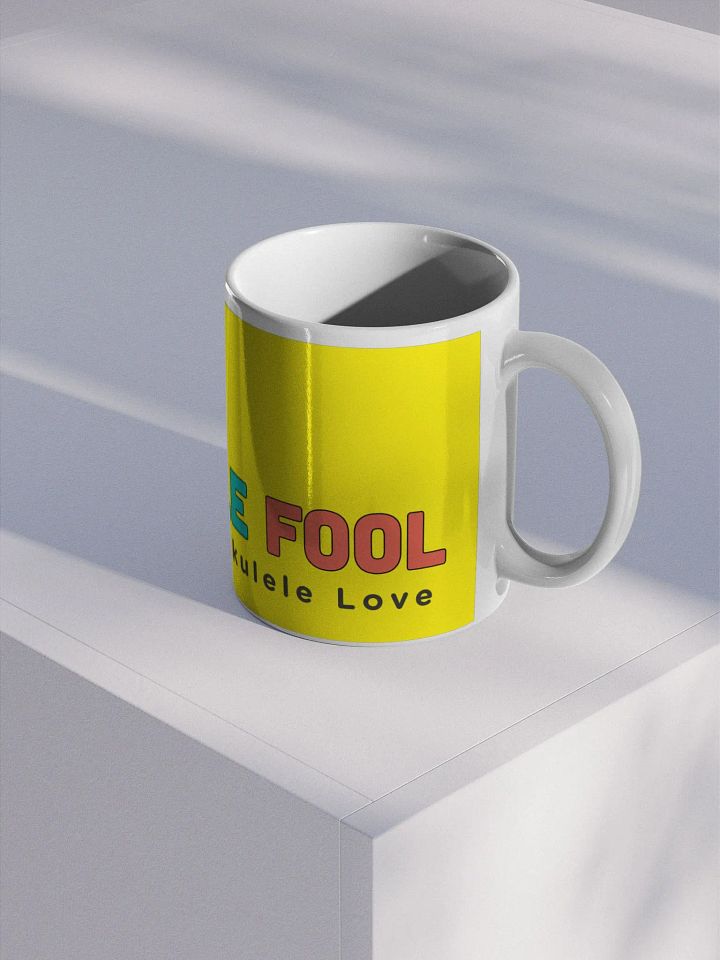 The Ukulele Fool Coffee Mug - Yellow product image (2)