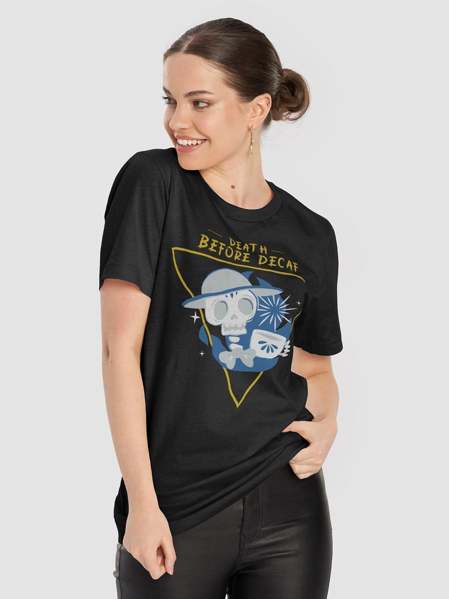 Death Before Decaf Skeleton T-Shirt product image (5)
