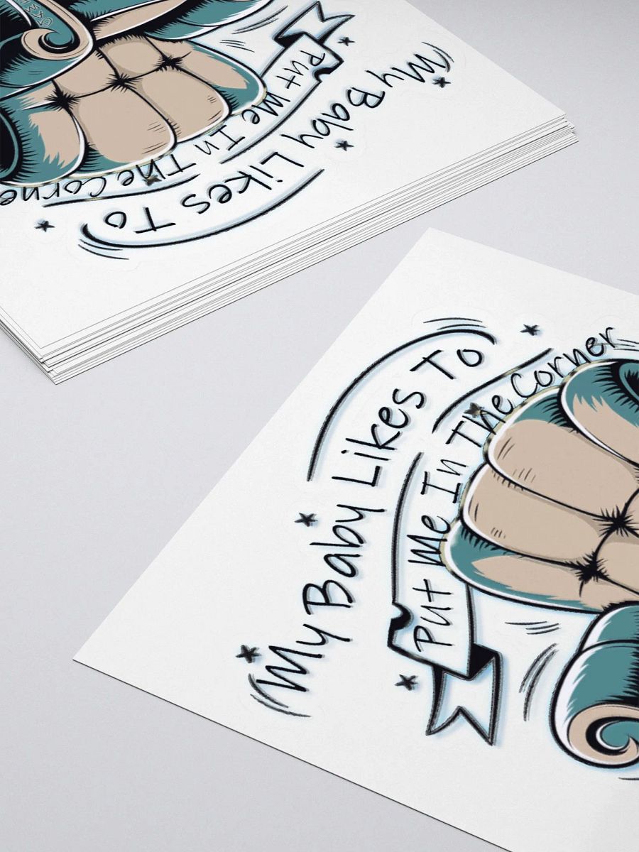 My Baby Puts Me In The Corner Cuck Vinyl Sticker product image (11)