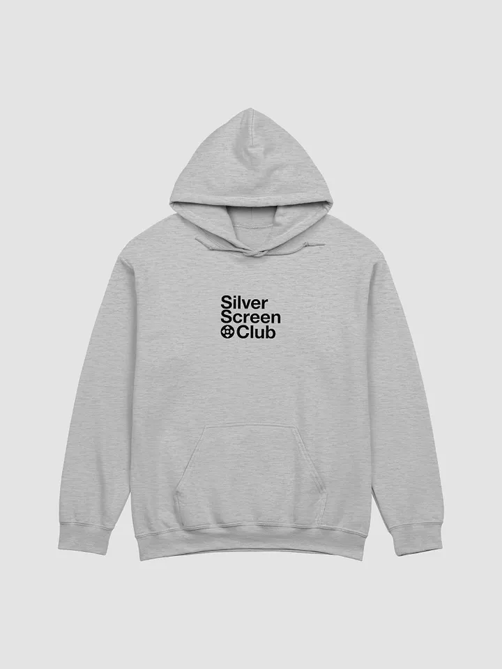 silverscreen.club Stacked Logo CORE Grey Hoodie product image (1)