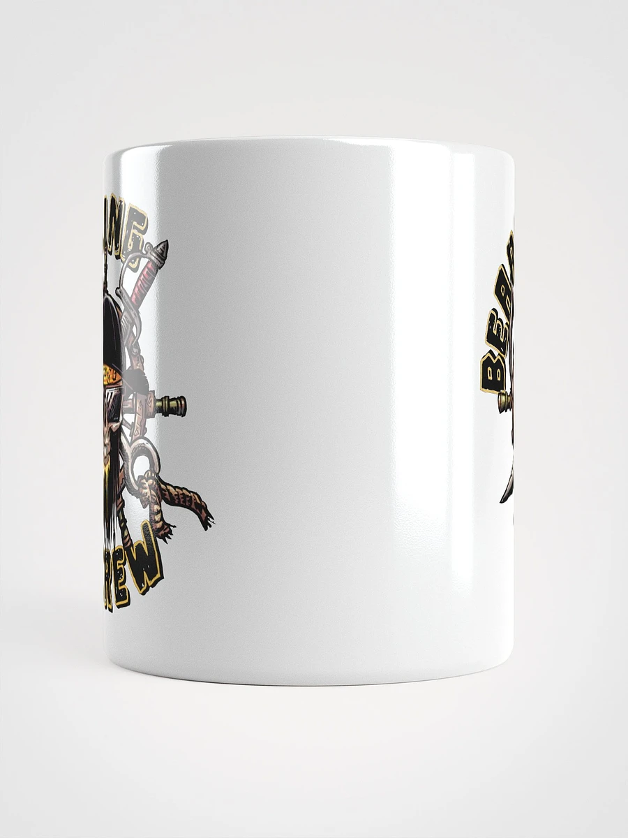Beardling Crew Skull - White Glossy Mug product image (6)
