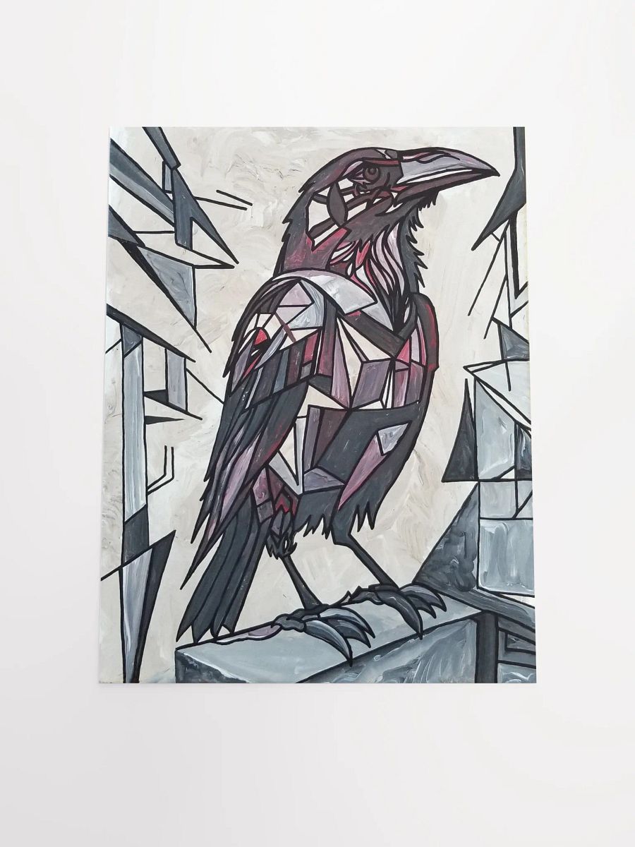 Blood Crow Cubist Painting product image (4)