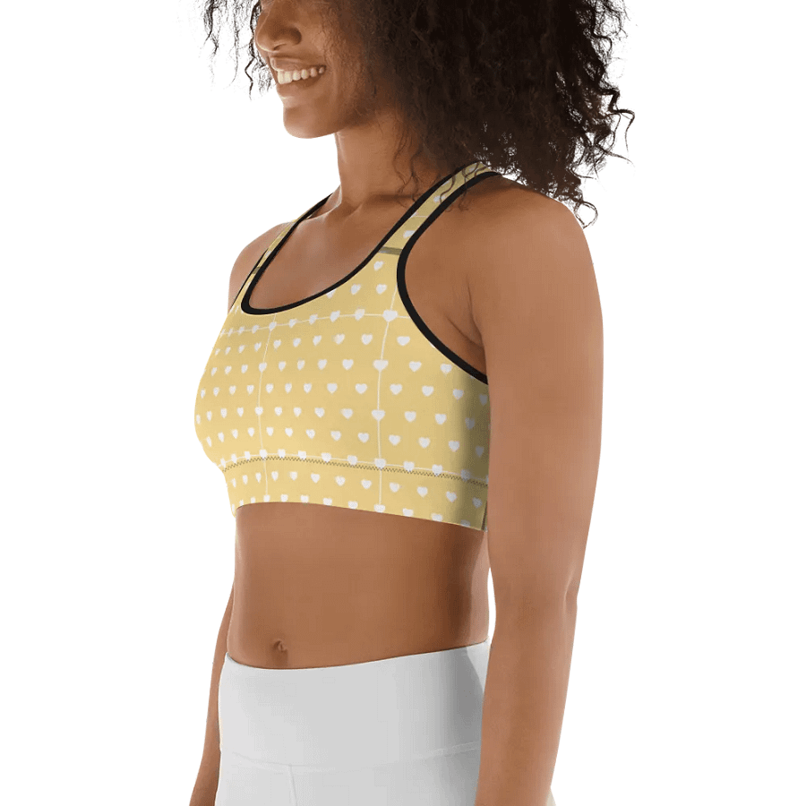 Pastel Heart Seamless Pattern Sports Bra - V2 product image (5)
