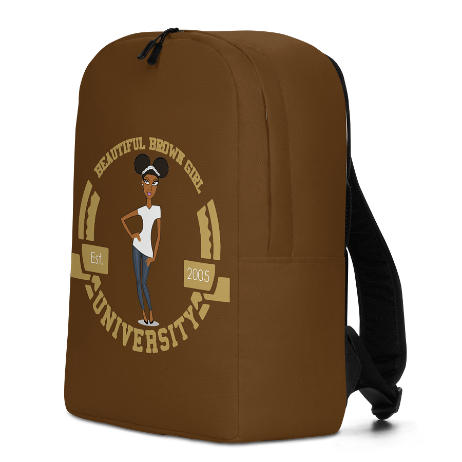 Beautiful Brown Girl University Backpack product image (4)