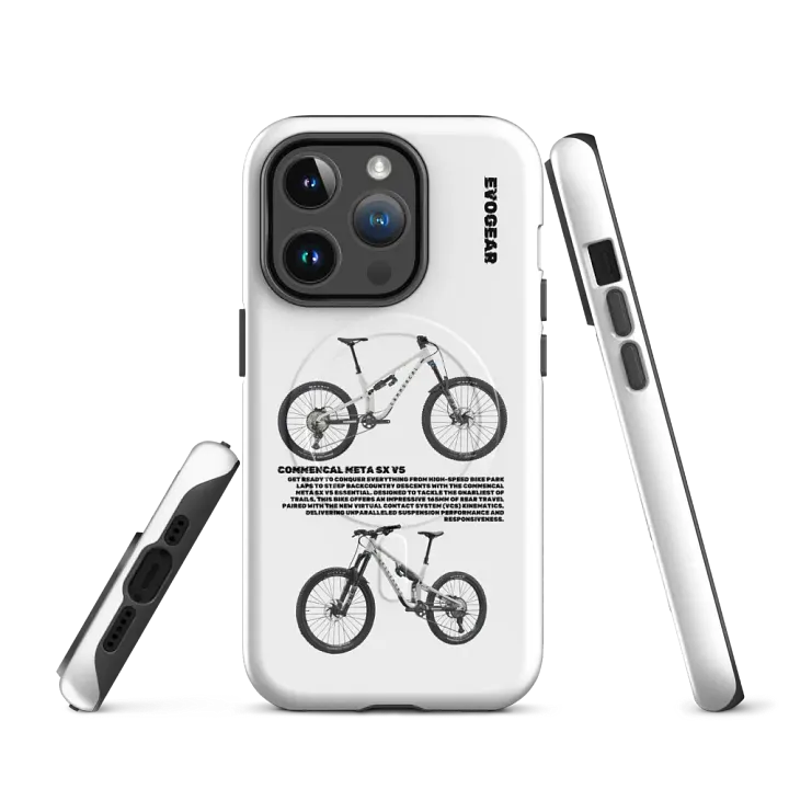 White Commencal Meta SX V5 iPhone MagSafe Case product image (3)