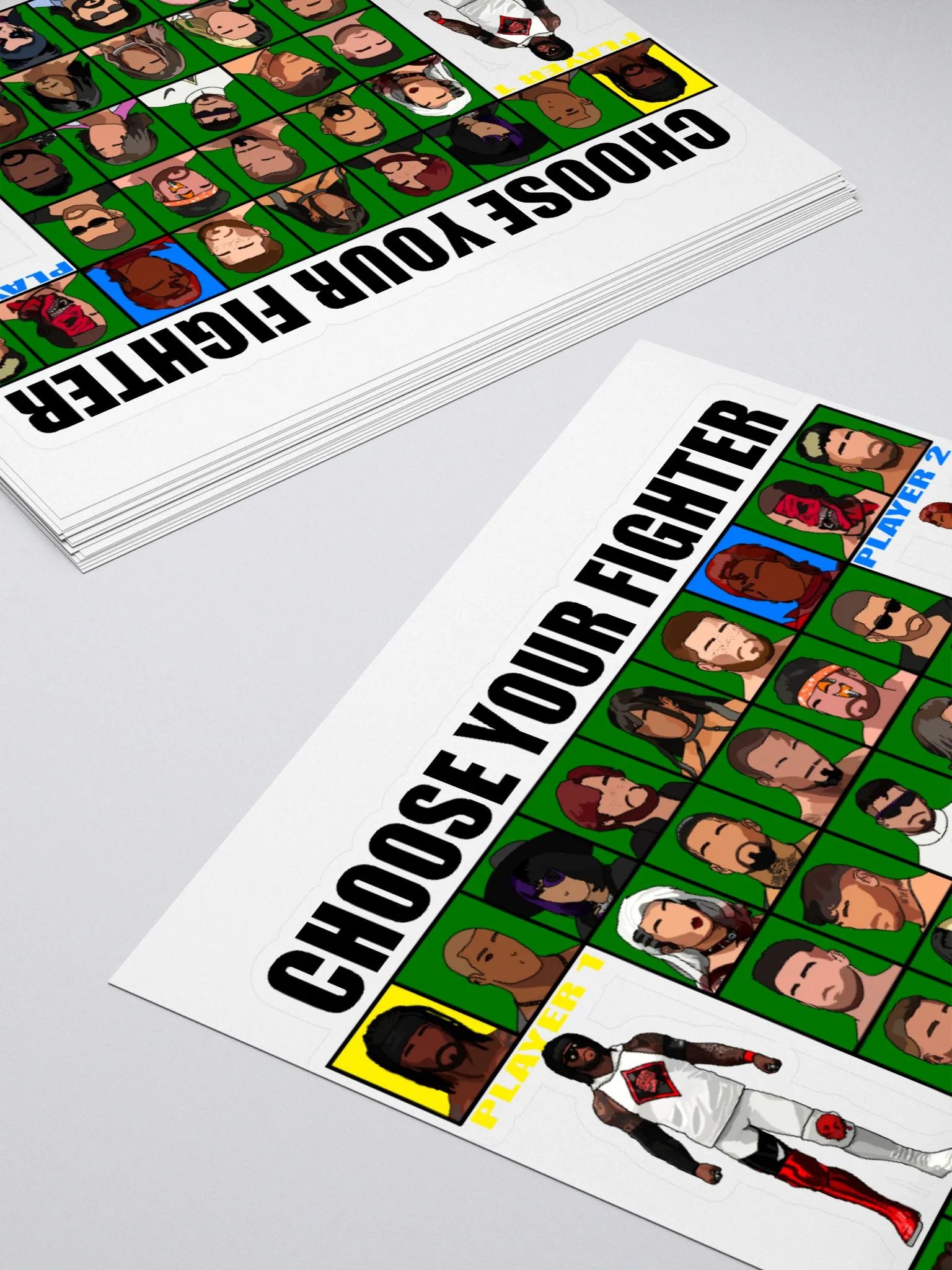 PEPW Choose Your Fighter Judah x Skaar Sticker product image (4)