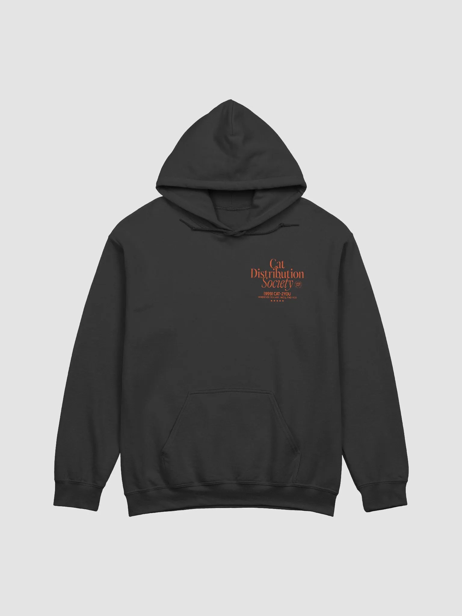 Cat distribution society hoodie product image (3)