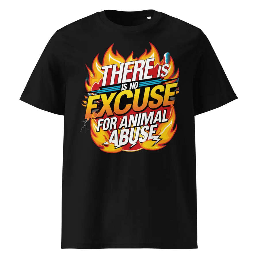 Flaming Message Organic Tee product image (1)