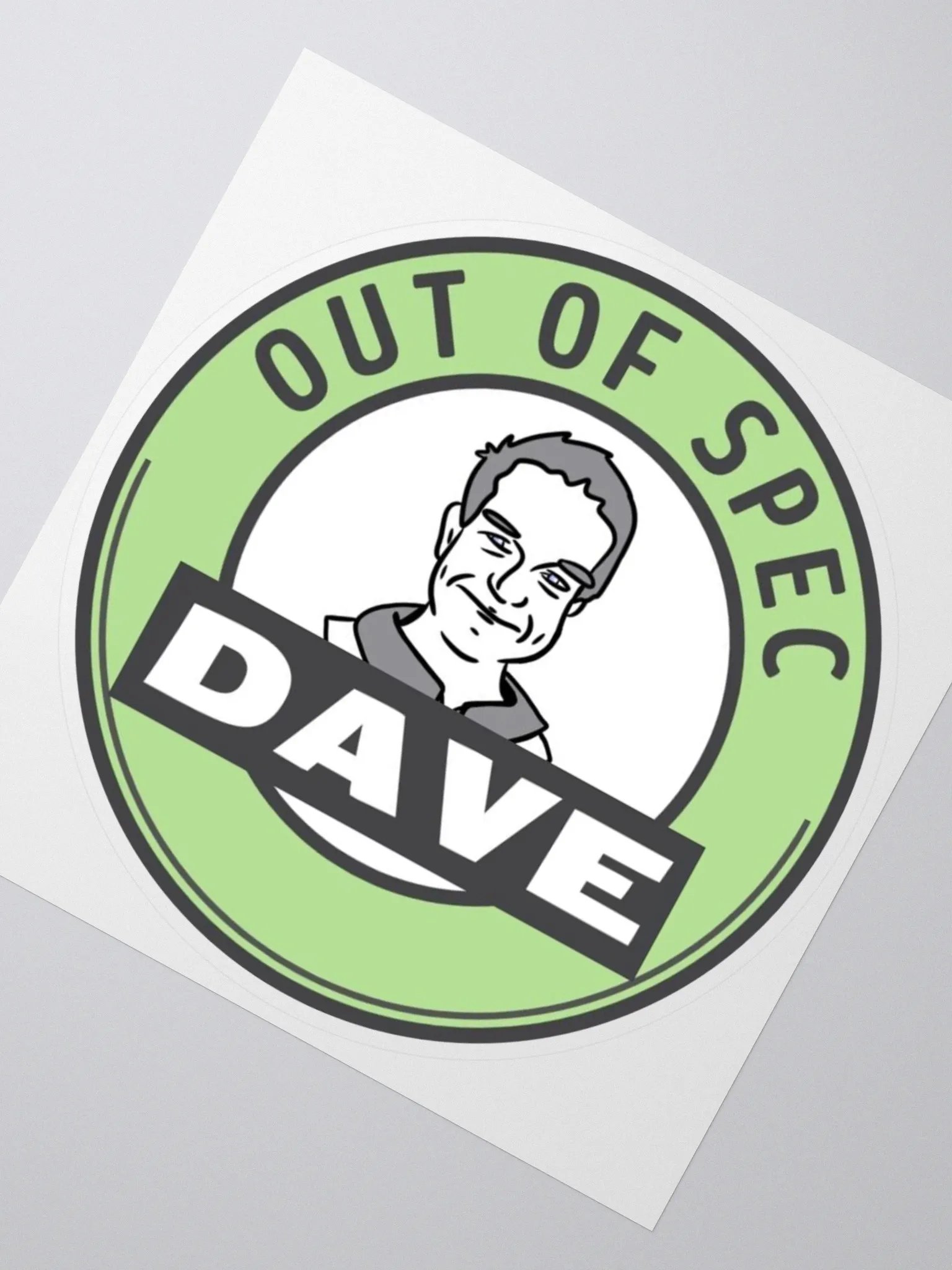 Out of Spec Dave Sticker product image (2)