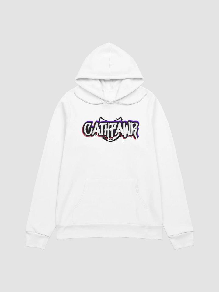 Classic Spray White Hoodie product image (1)