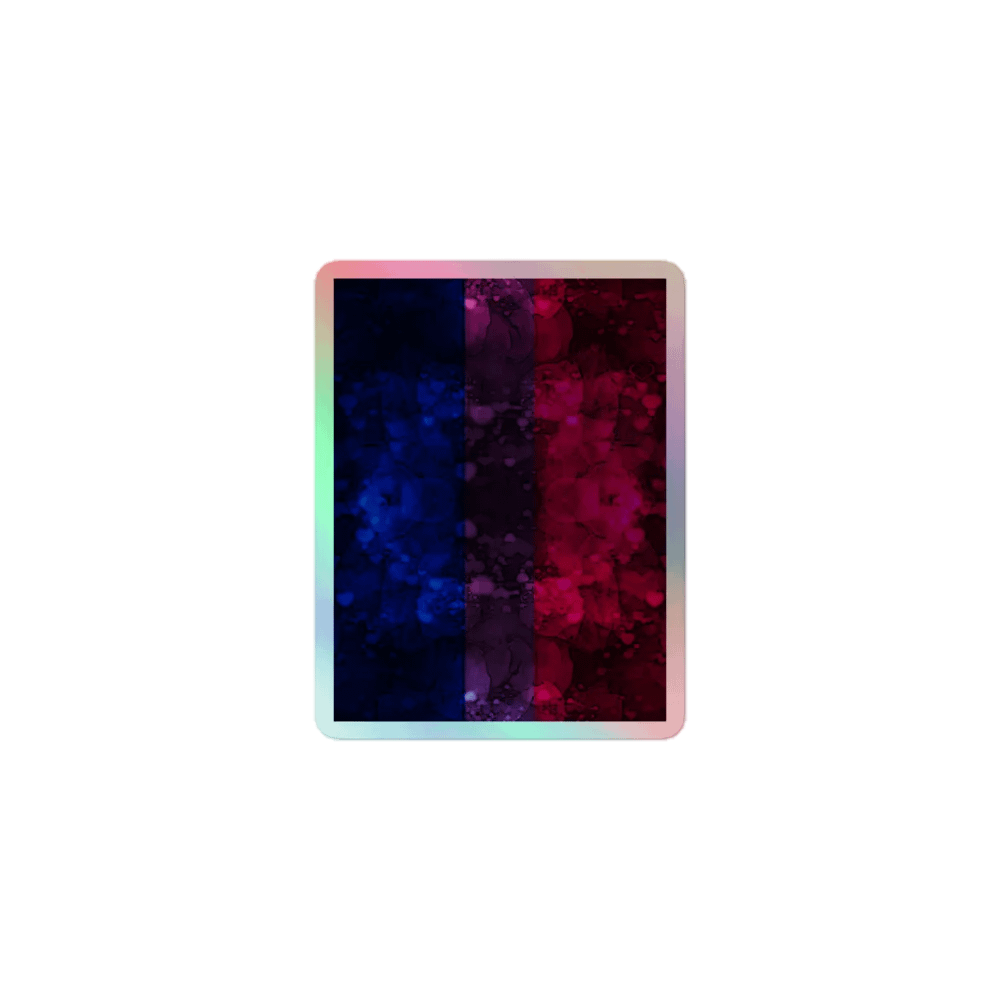 Bisexual Pride Flag Sticker (Textured Variation) product image (1)