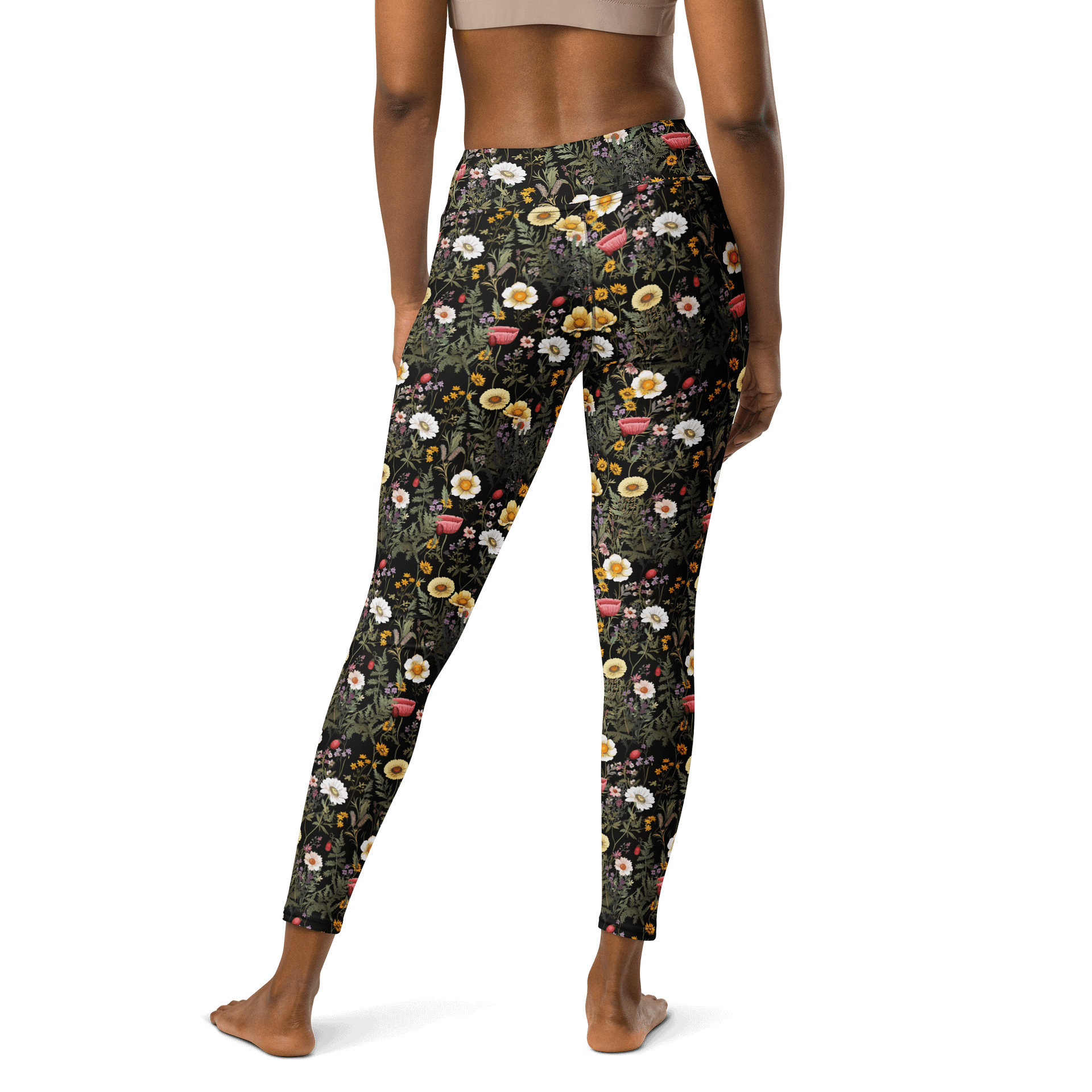 Women’s Floral Yoga Leggings – High Waist Workout Pants for Yoga, Pilates, Running & Everyday Style product image (2)