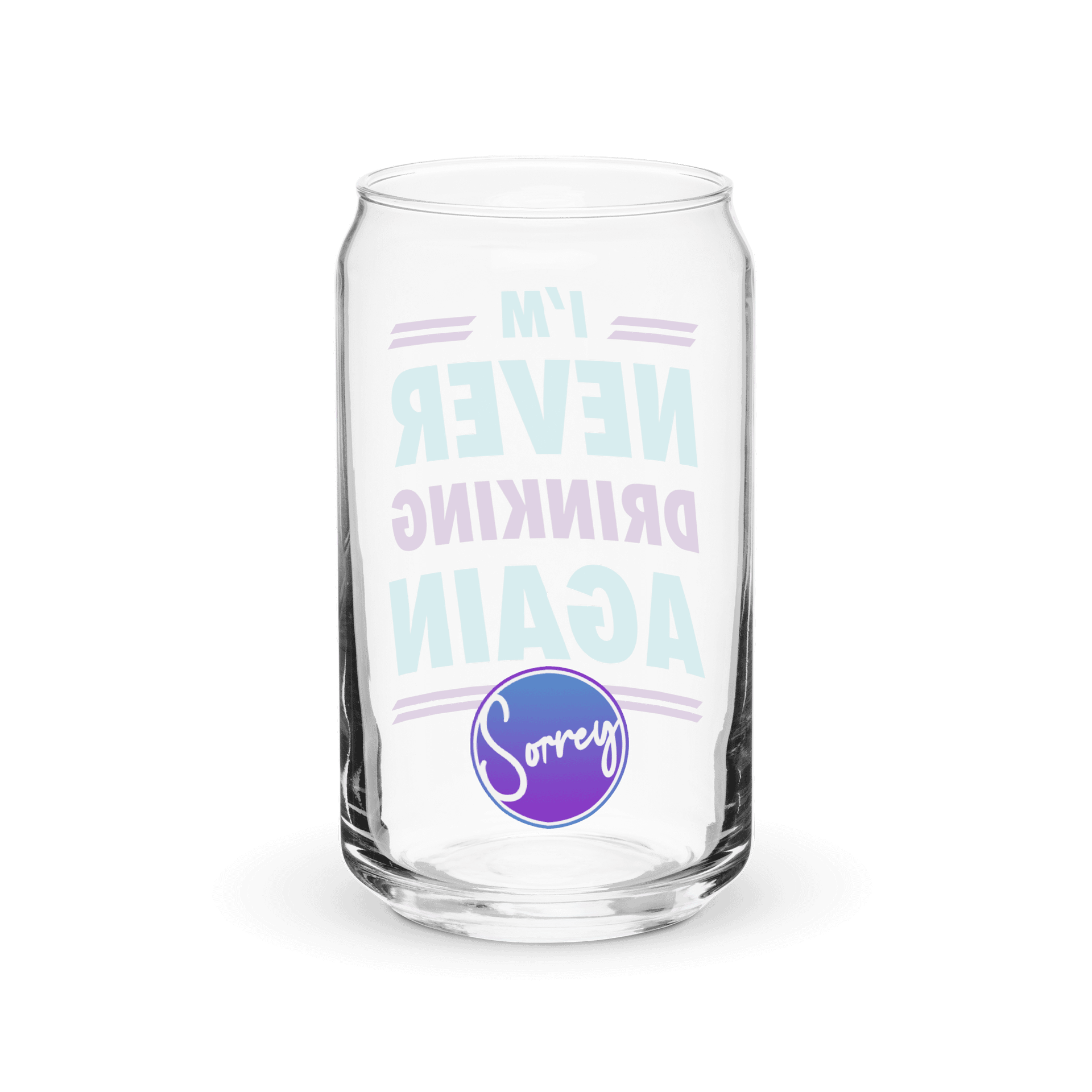 Sorrey Never Drinking - Glass product image (6)