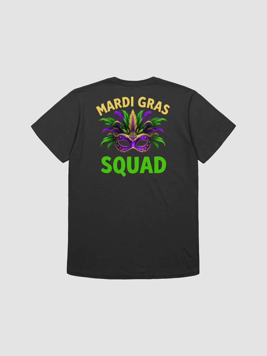 Mardi Gras Squad Feathered Mask Tee product image (2)