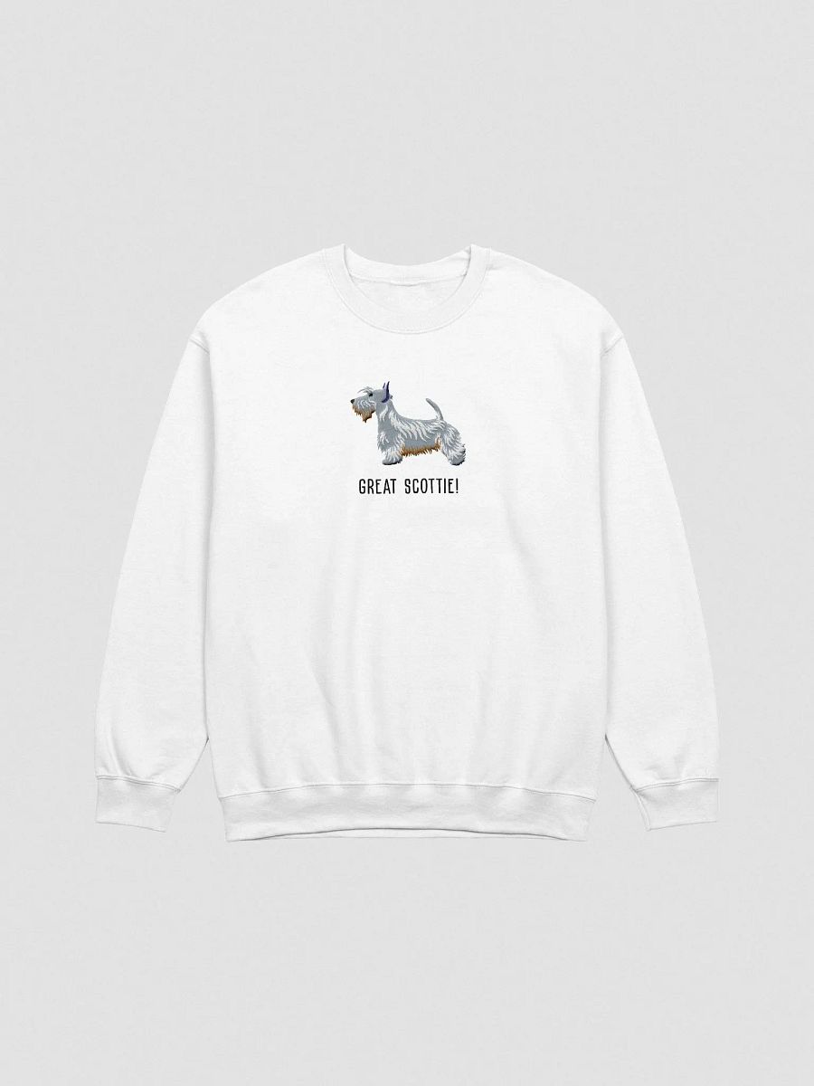 Great Scottie! Sweatshirt (Embroidered) of a Scottish Terrier(Blue) product image (4)