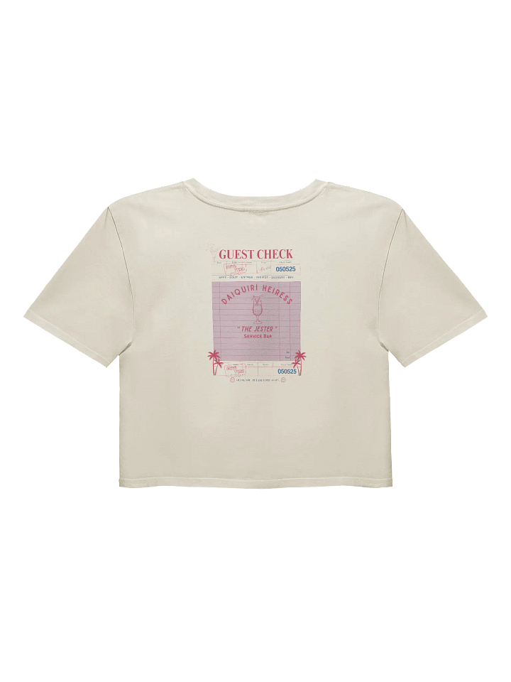CHECK PLEASE! DAIQUIRI CROP - WHITE-IVORY product image (2)