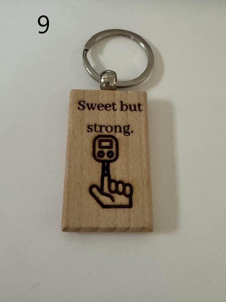 Wooden Engraved Illness Awareness Keychains | Chronic Pain, Cancer, & More  (4) product image (9)