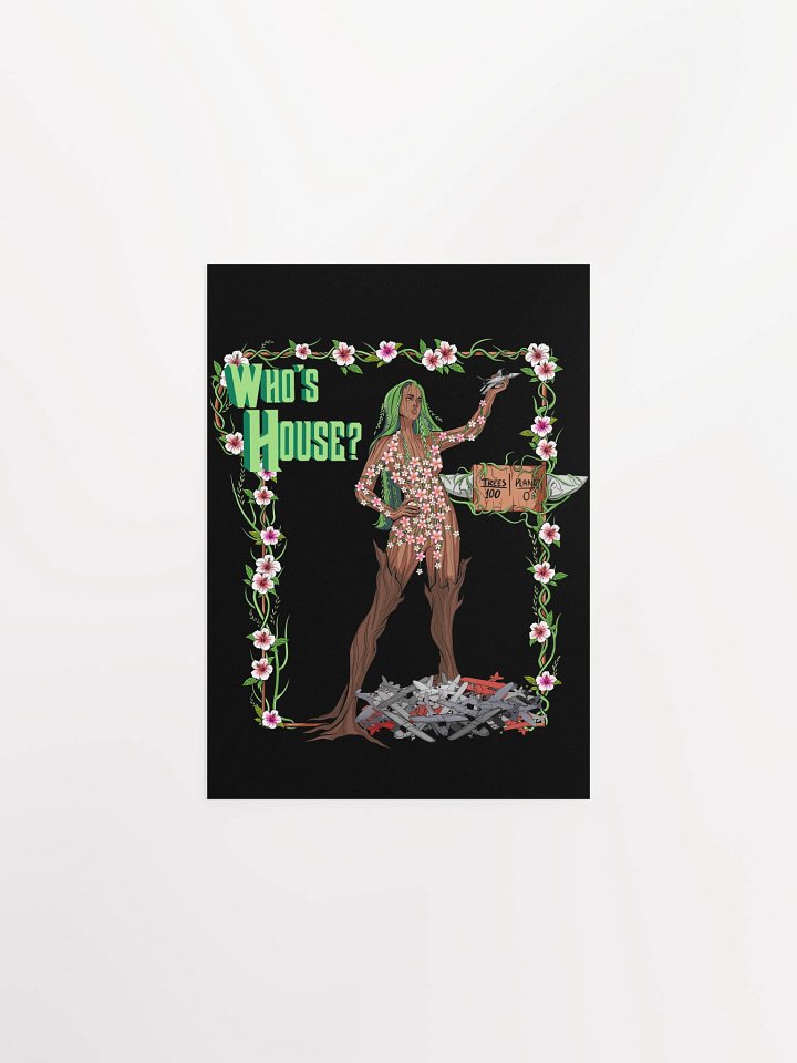 "Who's House, Groot's House" Poster (Dark) product image (2)