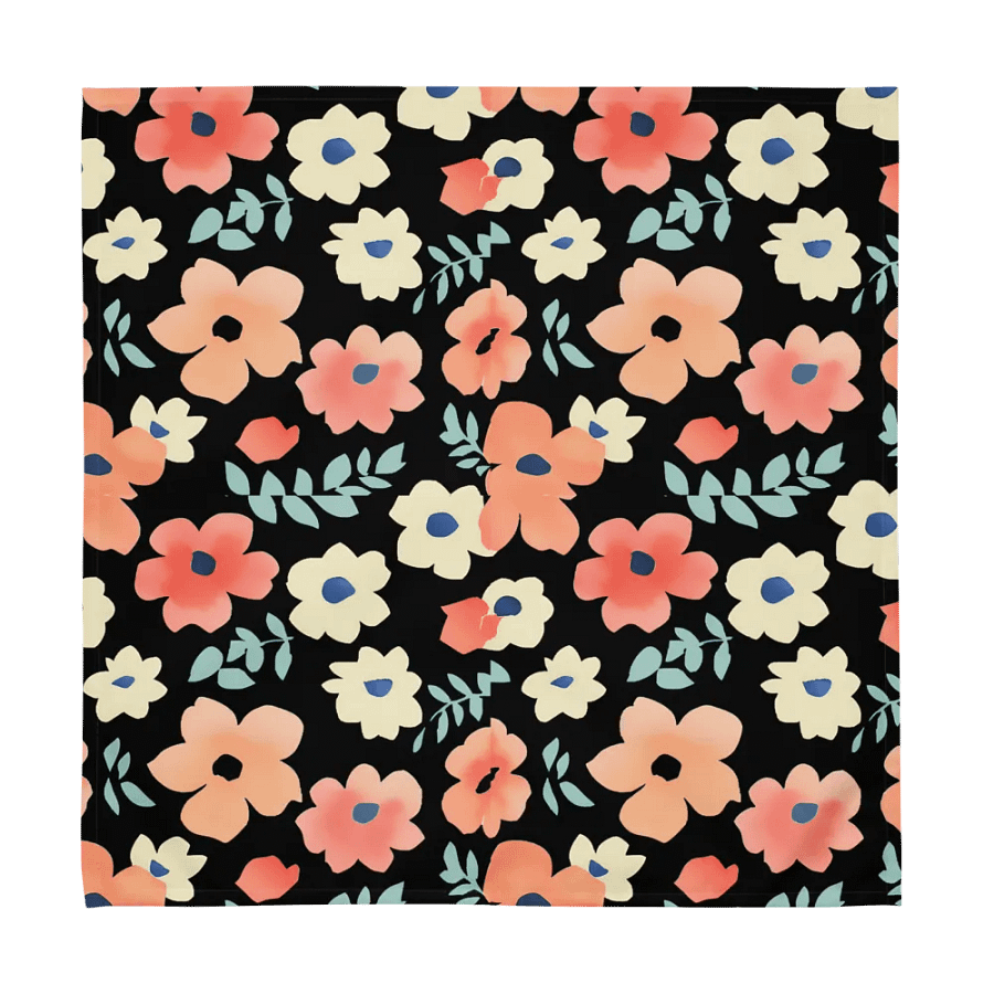 Floral Harmony Cloth Napkin Set (4) product image (3)