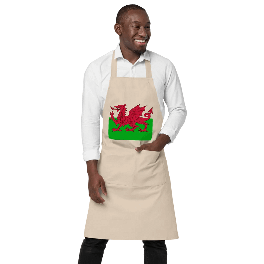Welsh Flag Apron product image (1)