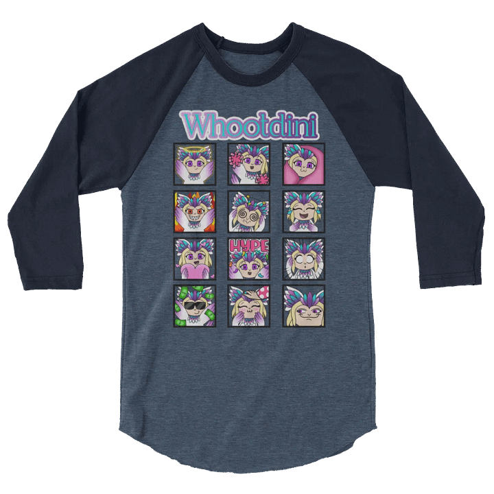 Whootdini Emote Baseball Tee product image (2)