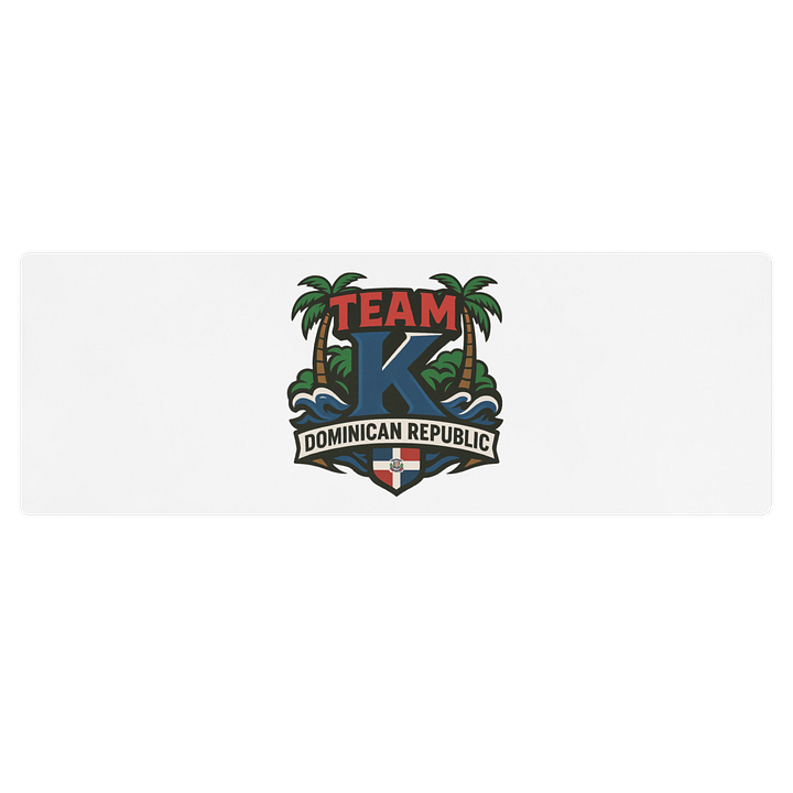 TEAM K Dominican Republic Yoga Mat product image (1)