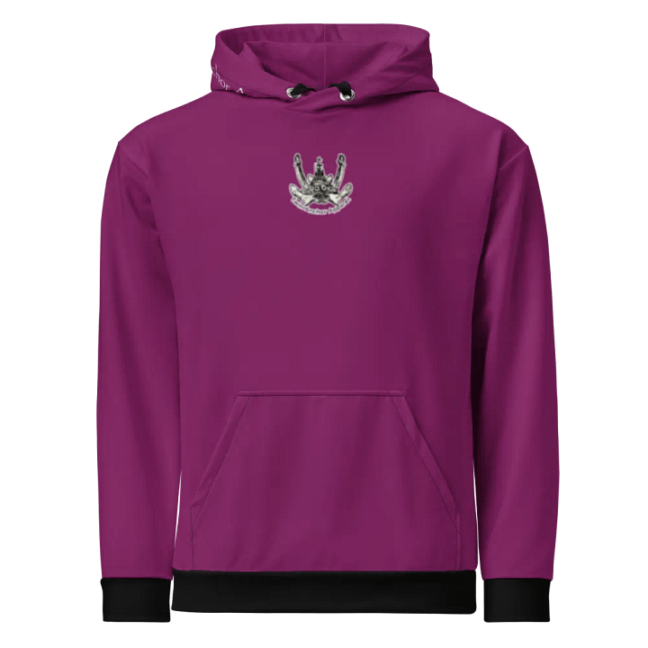 Eggplant Twin Anchor Titan tug Hoodie product image (2)