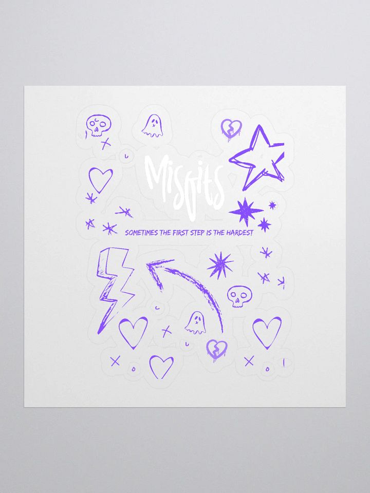 Misfits - Graphich Transparent Sticker product image (1)