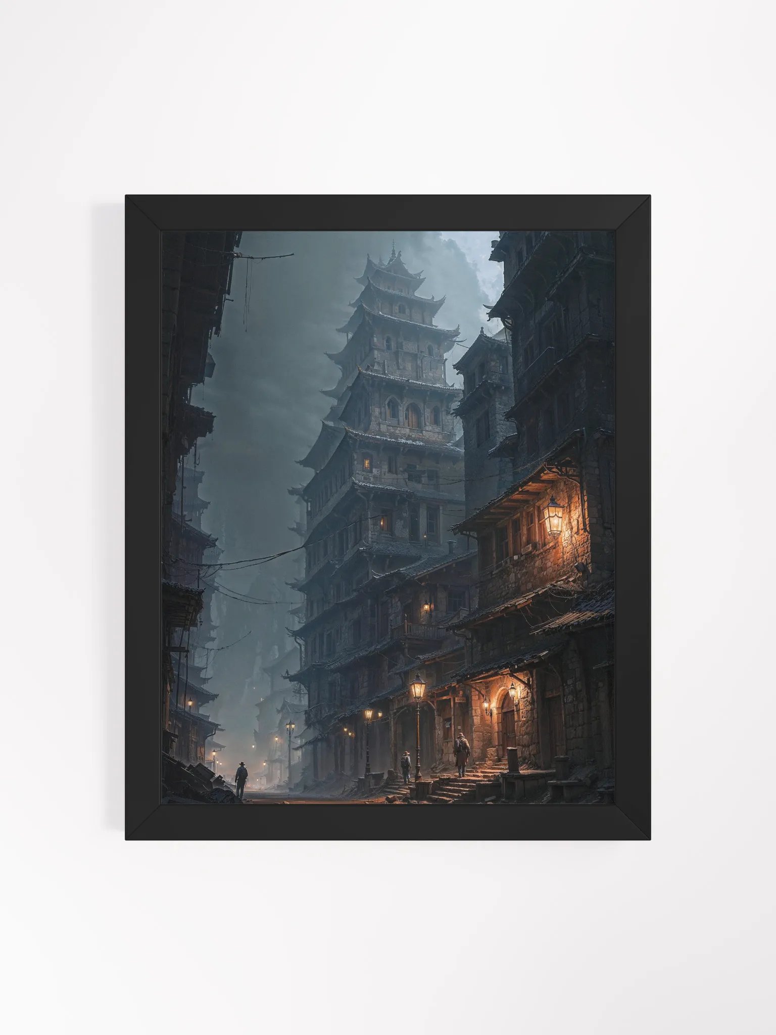 Whispers of the Forgotten Pagoda Framed Print product image (2)