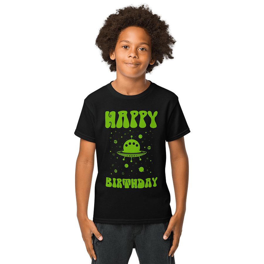 Happy Birthday (UFO) T-Shirt For Kids product image (1)