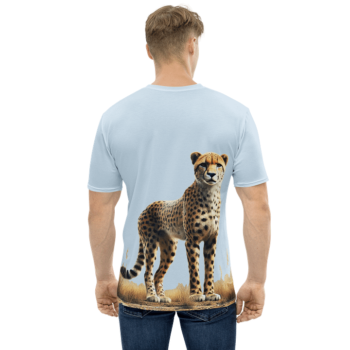 Wild Cheetah All-Over Print Tee. product image (2)