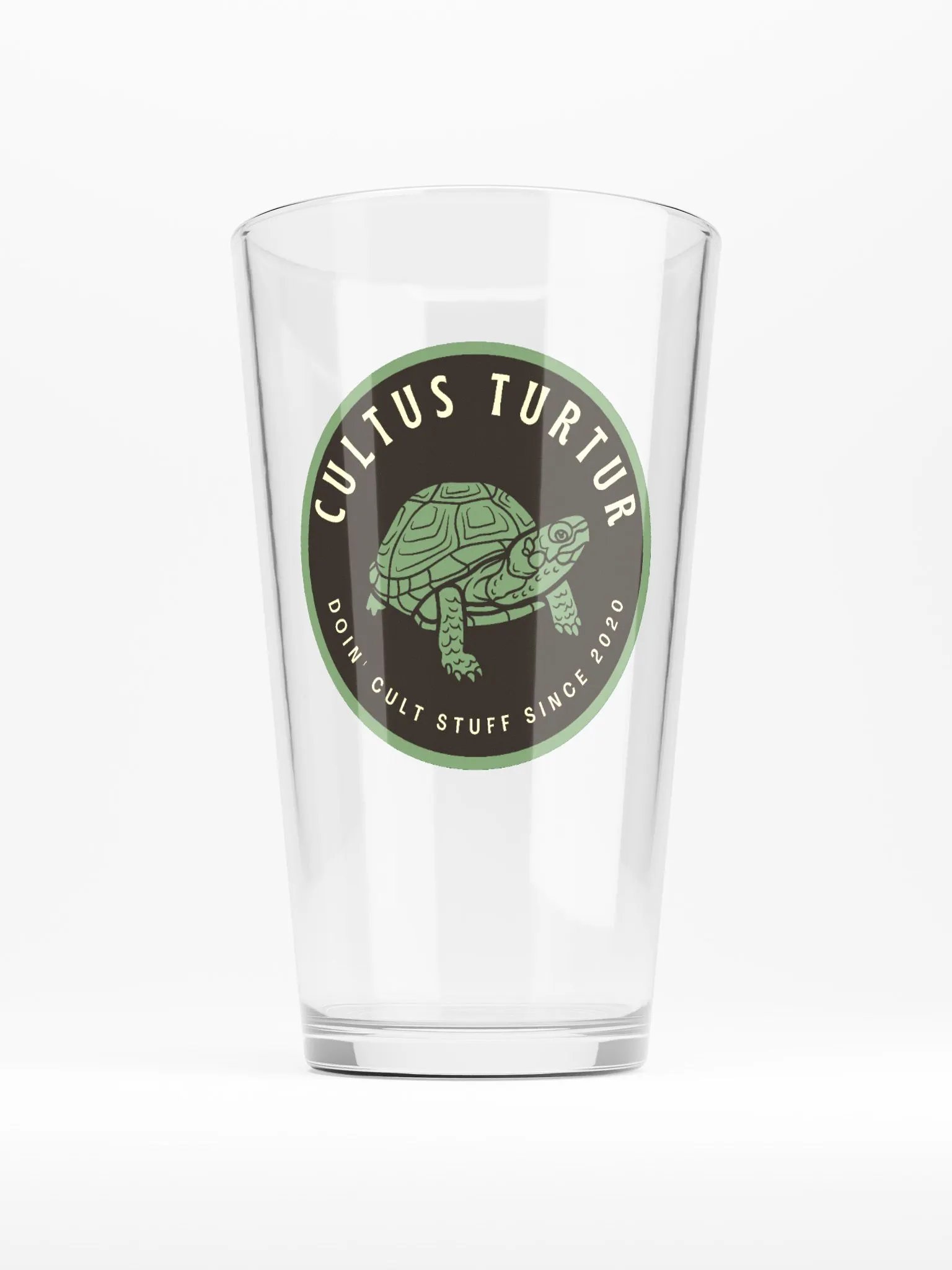 Cultus Turtur Pint Glass product image (1)