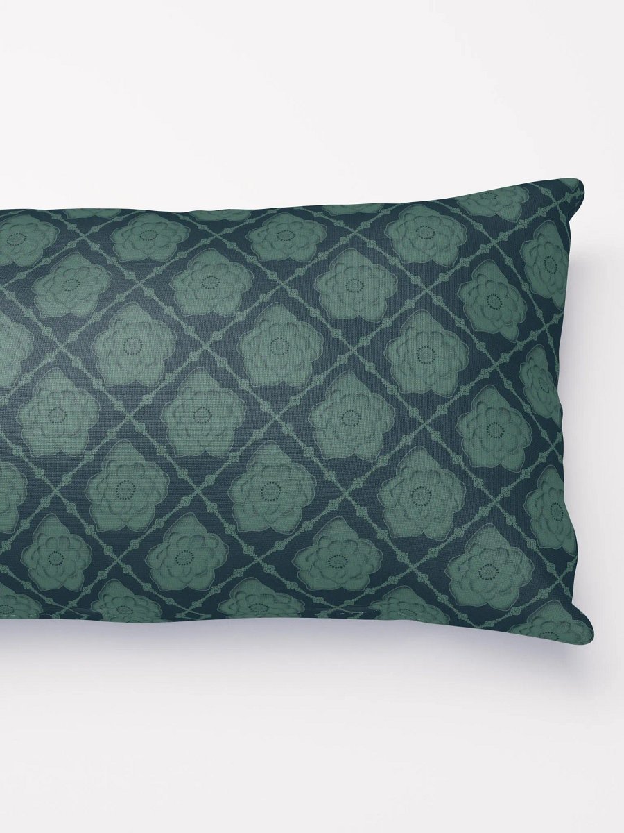 Teal Hellebore Pillow product image (5)