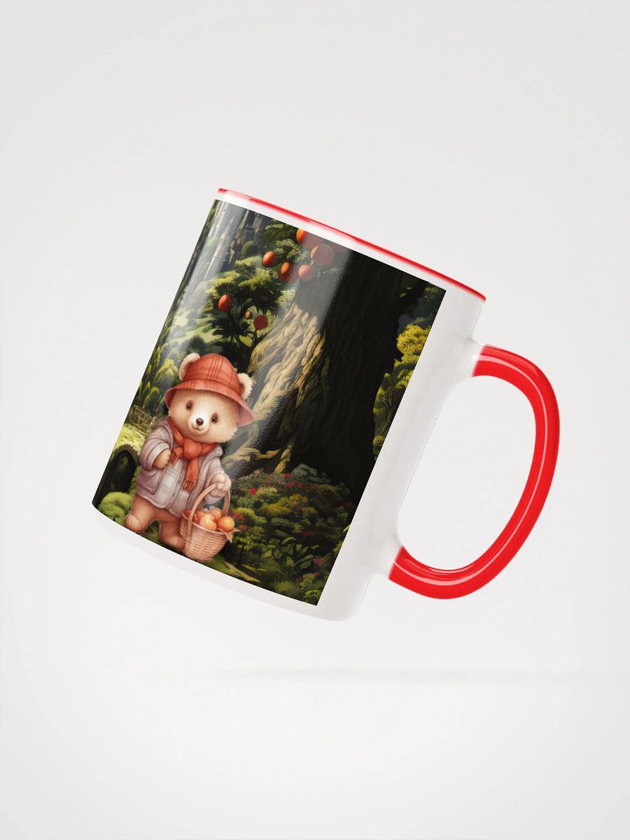 The Enchanted Orchard: A Bear's Harvest Ceramic Mug | Magical Woodland Drinkware product image (2)