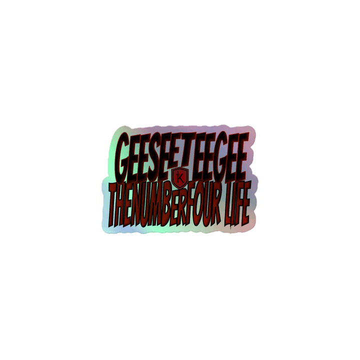 GEESEETEEGEE - Holosticker product image (1)