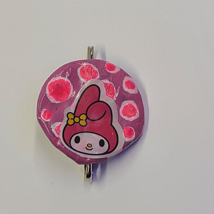 My Melody Bottle Cap Pin product image (1)