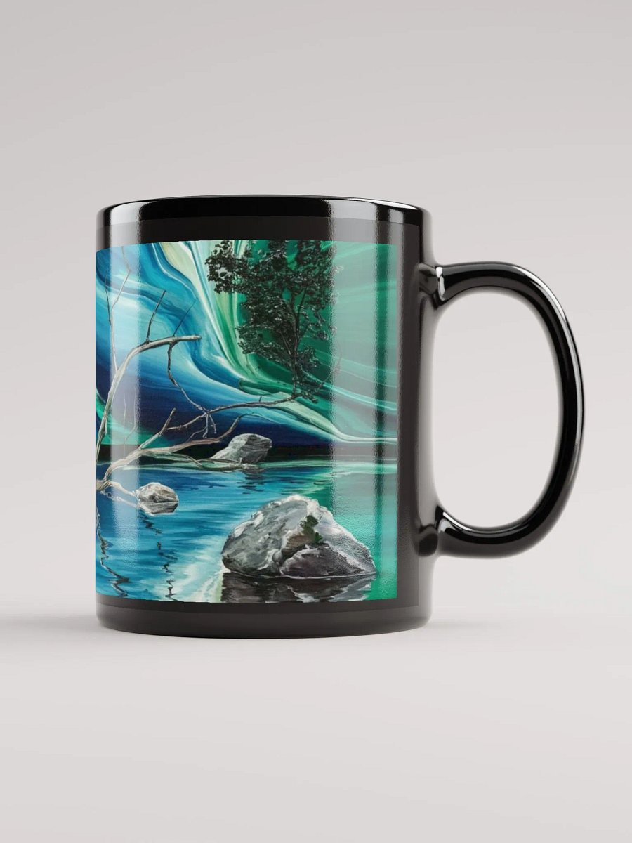 Magic Reflection, Glossy Black Mug product image (3)