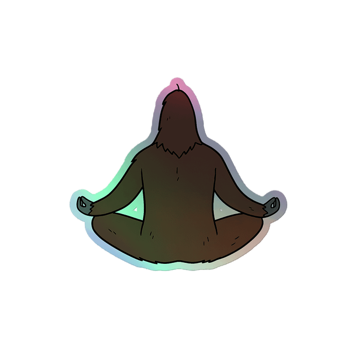 Sassy Sits Still Holographic Sticker Sheet product image (2)
