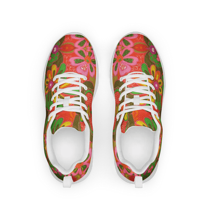 Flower Power Women's Lace Up Athletic Shoe product image (1)