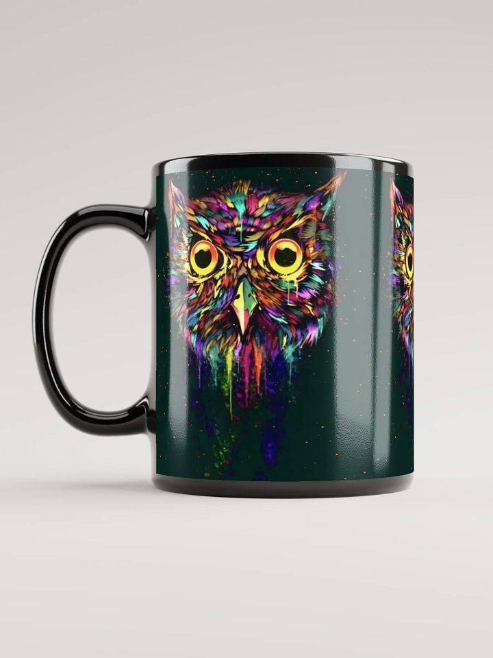 Drippy Owl Mug - Black product image (2)