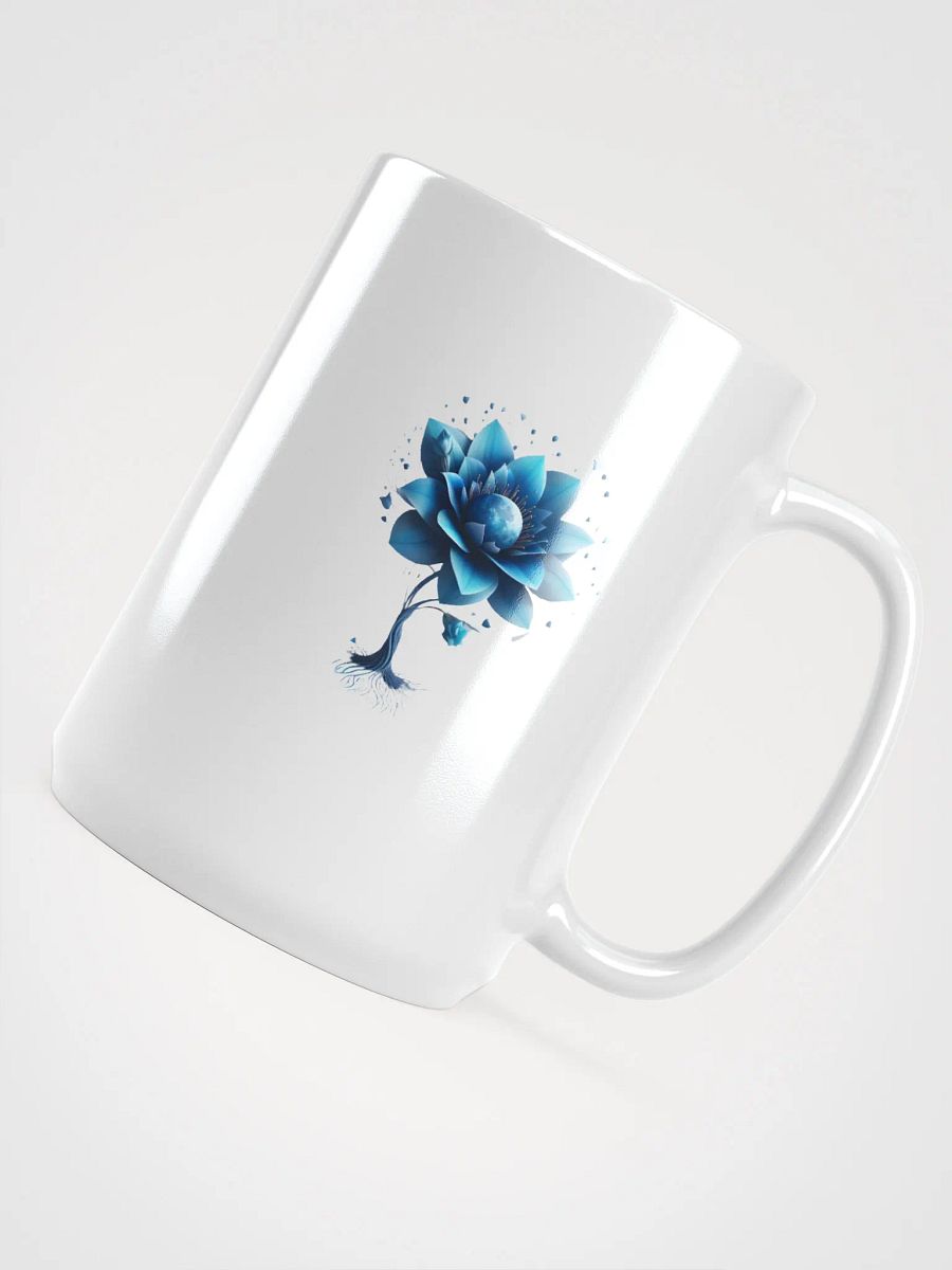 MoonFlower White Glossy Mug product image (4)